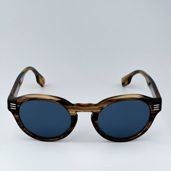 Burberry BE4404 409680 BRAND NEW Sunglasses Brown Dark Blue Square Unisex - Picture 1 of 11